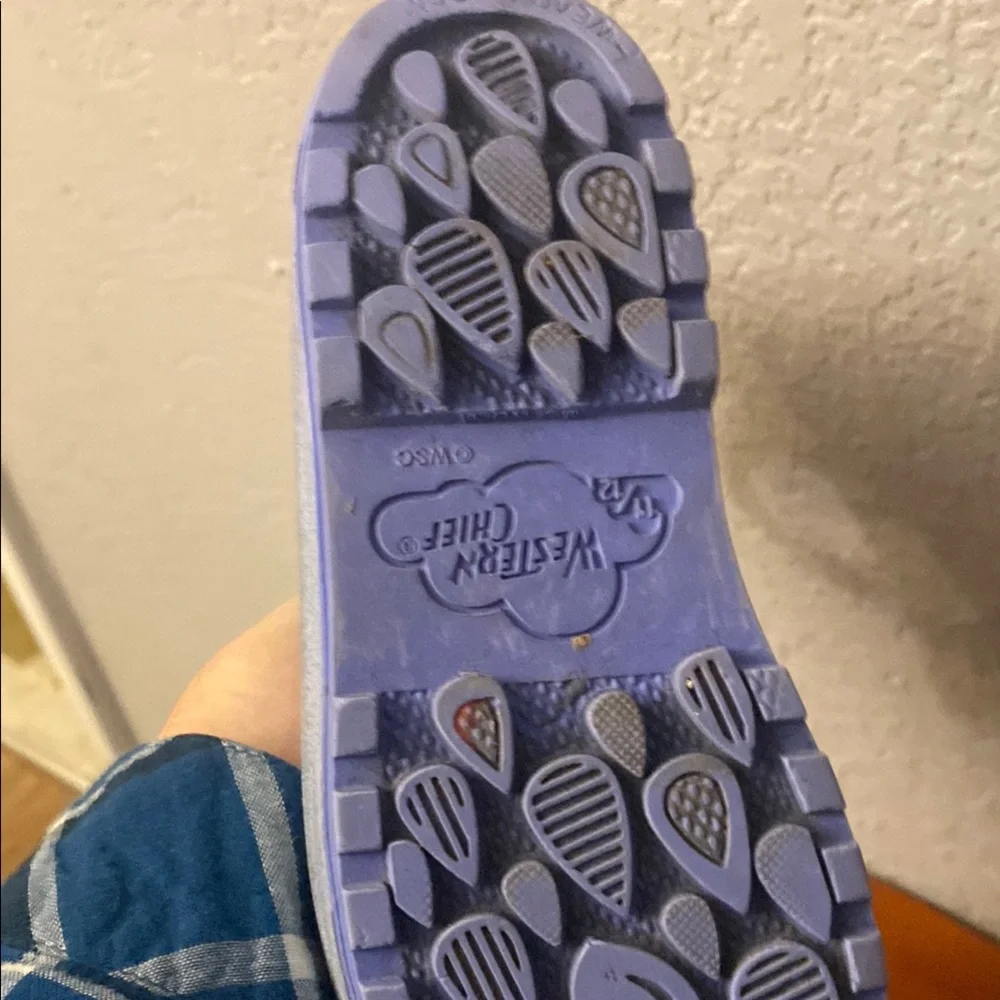 Disney Frozen II Kids Boots with Purple Accents